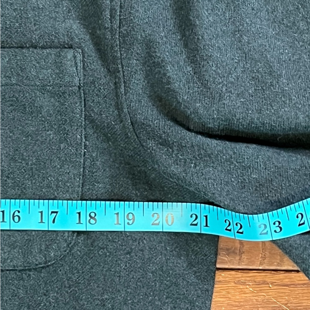 Madewell Perfect Fit Flannel Shirt Dark Green Men’s M Soft Cotton - Picture 7 of 9